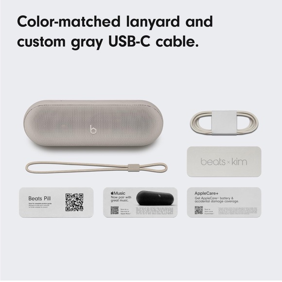 Beats x Kim Kardashian, NIB, Never Opened 2024 Light Gray - Picture 3 of 8